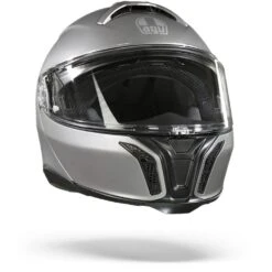 AGV Tourmodular Solid Luna Grijs Mat Systeemhelm -Optimaal Motoruitrusting Winkel AGV Tourmodular Solid Mplk Luna Grey Matt.35