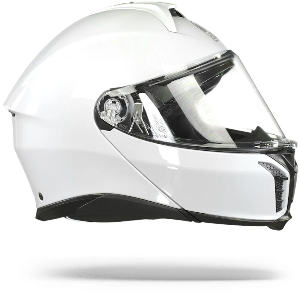AGV Tourmodular Solid Stelvio Wit Systeemhelm 4 AGV Tourmodular Solid Stelvio Wit Systeemhelm - Afbeelding 2