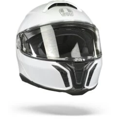 AGV Tourmodular Solid Stelvio Wit Systeemhelm 10 AGV Tourmodular Solid Stelvio Wit Systeemhelm -Optimaal Motoruitrusting Winkel AGV Tourmodular Solid Mplk Stelvio White.35