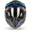 Airoh Commander Boost Rood Mat Blauw Adventure Helm -Optimaal Motoruitrusting Winkel Airoh Commander Boost Red Blue Matt v2.01