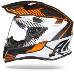 Airoh Commander Boost Mat Oranje Adventure Helm -Optimaal Motoruitrusting Winkel Airoh commander boost orange mat.11