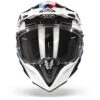 Airoh Commander Skill Wit Glanzend Adventure Helm -Optimaal Motoruitrusting Winkel Airoh commander skill white gloss.01