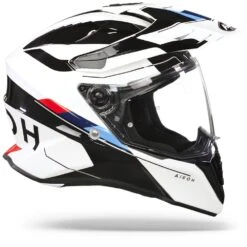 Airoh Commander Skill Wit Glanzend Adventure Helm -Optimaal Motoruitrusting Winkel Airoh commander skill white gloss.29