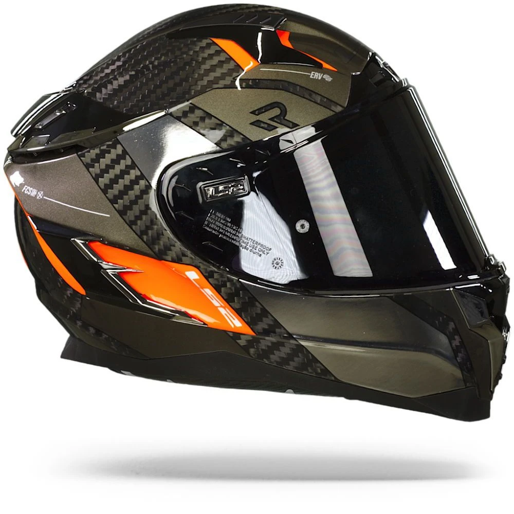 LS2 FF327 Challenger Ct2 Alloy Chrome Oranje Integraalhelm 7 LS2 FF327 Challenger Ct2 Alloy Chrome Oranje Integraalhelm - Afbeelding 5