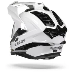 LS2 MX701 Explorer Solid Wit Adventure Helm -Optimaal Motoruitrusting Winkel Ls2 mx701 explorer solid white.15