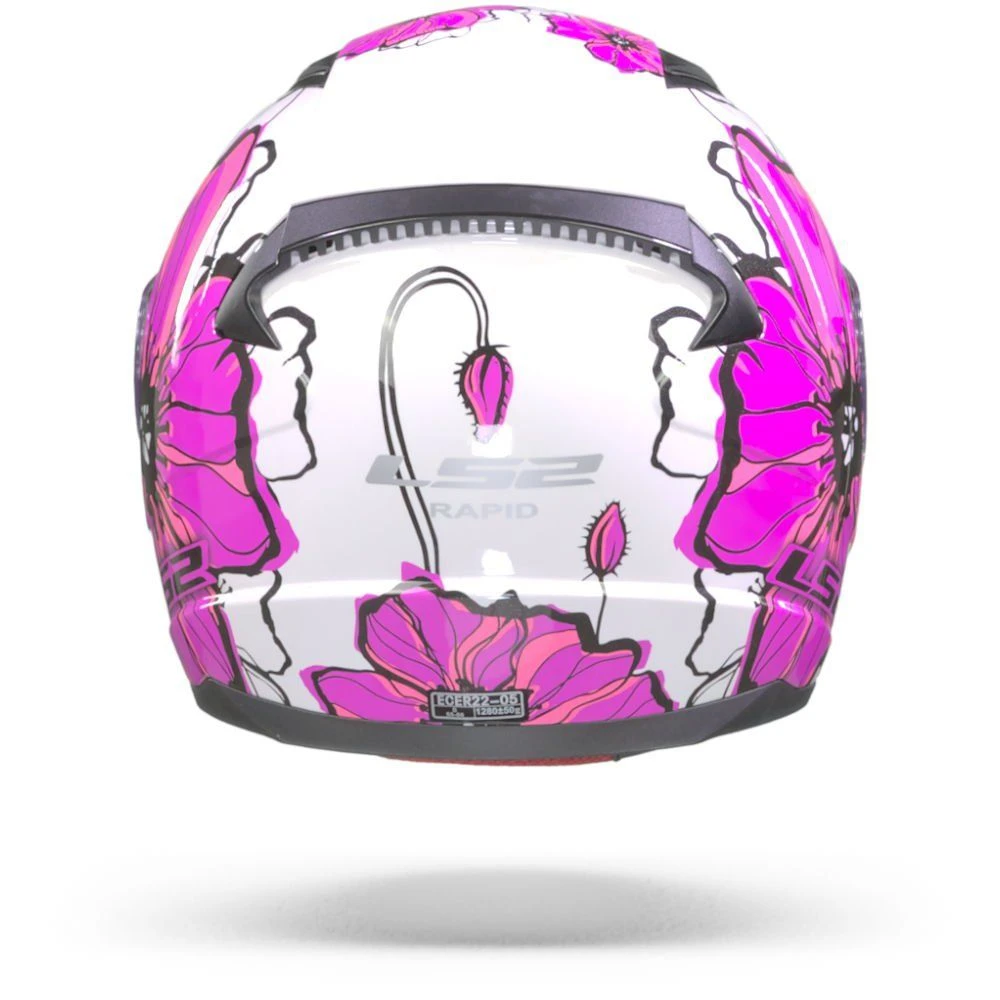 LS2 FF353 Rapid Poppies Roze Integraalhelm 3 LS2 FF353 Rapid Poppies Roze Integraalhelm