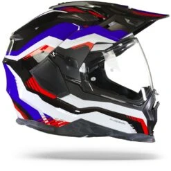 Nexx X.Wed2 Columbus Blauw Rood Zwart Adventure Helm -Optimaal Motoruitrusting Winkel Nexx x wed 2 columbus blue red black.29