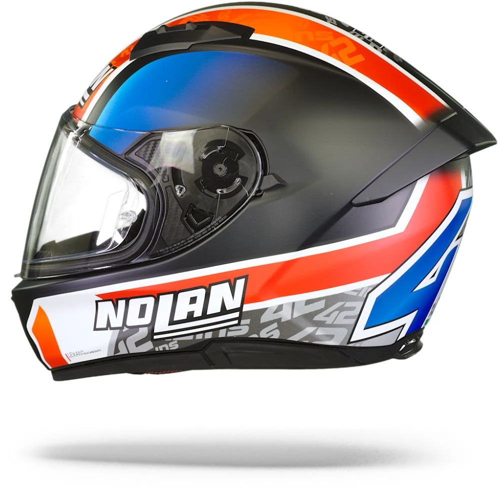 Nolan N60-6 Gemini Replica 44 A. Rins Mat Zwart Integraalhelm 4 Nolan N60-6 Gemini Replica 44 A. Rins Mat Zwart Integraalhelm - Afbeelding 2