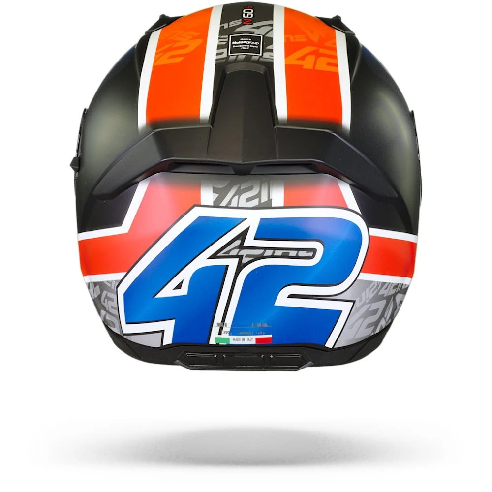 Nolan N60-6 Gemini Replica 44 A. Rins Mat Zwart Integraalhelm 6 Nolan N60-6 Gemini Replica 44 A. Rins Mat Zwart Integraalhelm - Afbeelding 4