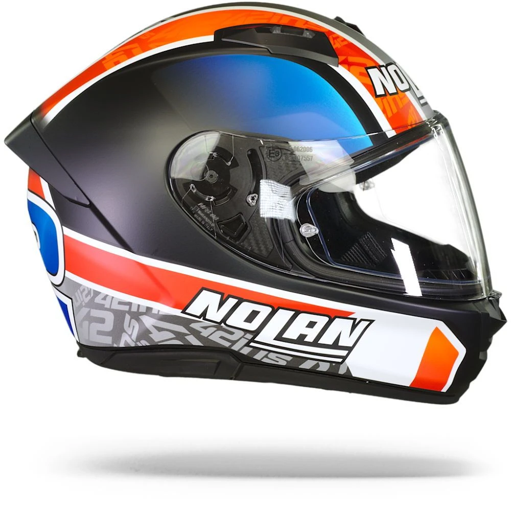 Nolan N60-6 Gemini Replica 44 A. Rins Mat Zwart Integraalhelm 7 Nolan N60-6 Gemini Replica 44 A. Rins Mat Zwart Integraalhelm - Afbeelding 5
