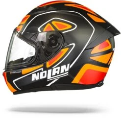 Nolan N60-6 Gemini Replica 45 D. Petrucci Mat Zwart Integraalhelm -Optimaal Motoruitrusting Winkel Nolan n60 6 gemini replica 45.11