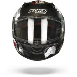 Nolan N60-6 Gemini Replica 49 C. Checa Mat Zwart Integraalhelm -Optimaal Motoruitrusting Winkel Nolan n60 6 gemini replica 49.01