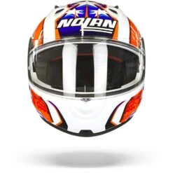 Nolan N60-6 Gemini Replica 50 C. Stoner Metal Wit Integraalhelm -Optimaal Motoruitrusting Winkel Nolan n60 6 gemini replica 50.01