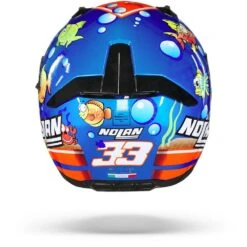 Nolan N60-6 Gemini Replica 51 M. Melandri Aquarium Saphire Blauw Integraalhelm 11 Nolan N60-6 Gemini Replica 51 M. Melandri Aquarium Saphire Blauw Integraalhelm -Optimaal Motoruitrusting Winkel Nolan n60 6 gemini replica 51.19