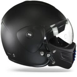 ROOF Roadster Iron Mat Zwart Blauw Jethelm -Optimaal Motoruitrusting Winkel Roof roadster iron mat black blue.29