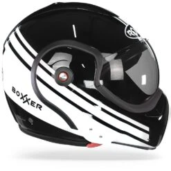ROOF BoXXer Sting Zwart Wit Systeemhelm -Optimaal Motoruitrusting Winkel Roof boXXer sting black white.29
