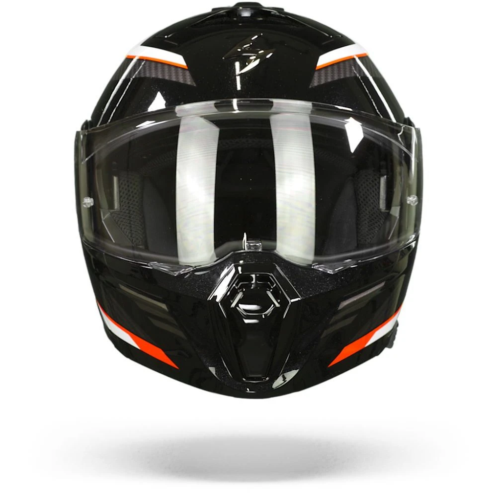 Scorpion EXO-930 Navig Metal Zwart-Rood Systeemhelm 7 Scorpion EXO-930 Navig Metal Zwart-Rood Systeemhelm - Afbeelding 5