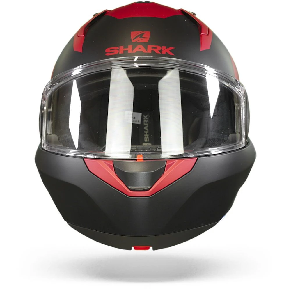 Shark Evo ES Kedje Mat Rood Zwart Rood RKR Systeemhelm 3 Shark Evo ES Kedje Mat Rood Zwart Rood RKR Systeemhelm