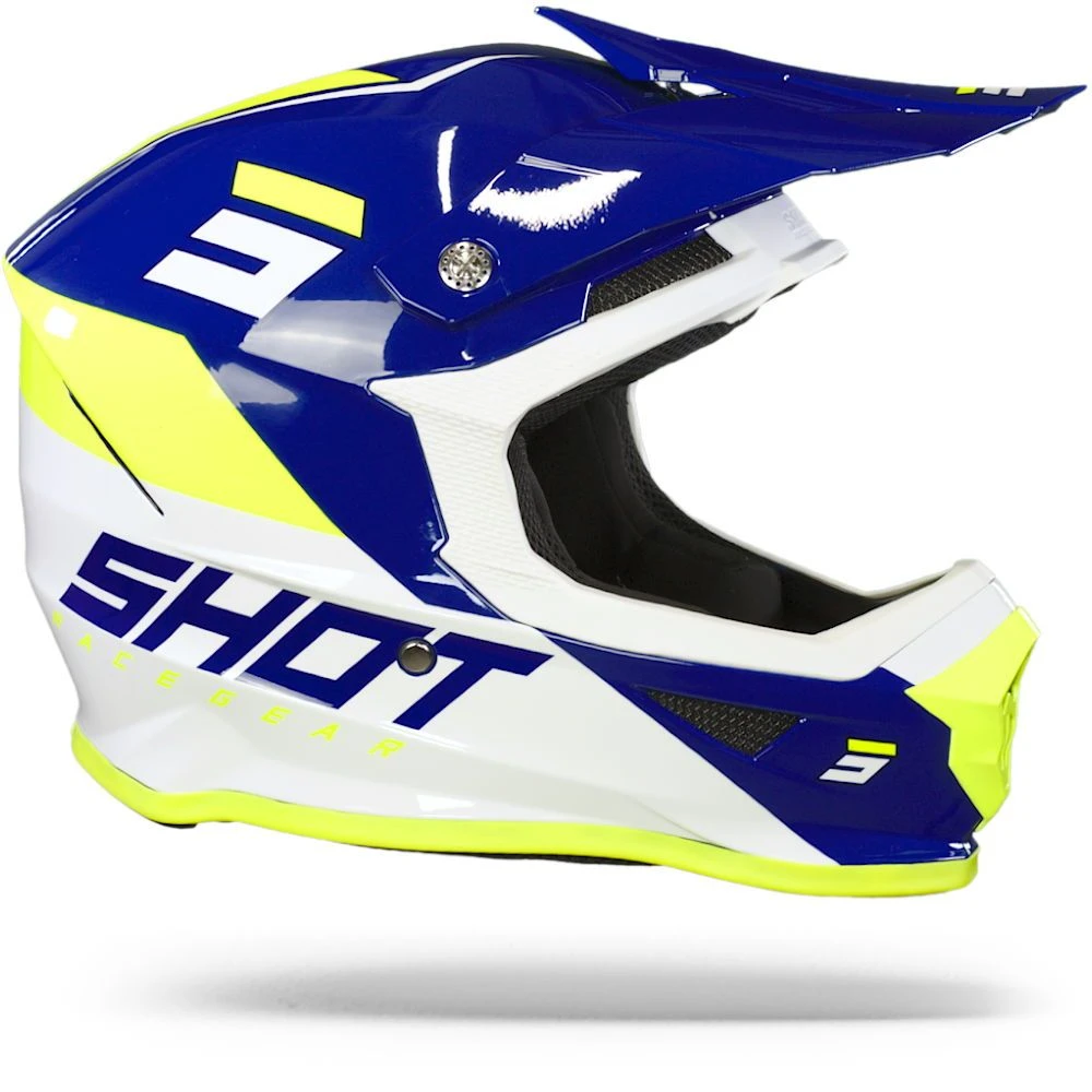 SHOT Furious Chase Navy Glanzend Crosshelm 7 SHOT Furious Chase Navy Glanzend Crosshelm - Afbeelding 5