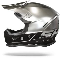 SHOT Furious Raw 3.0 Chrome Glanzend Crosshelm -Optimaal Motoruitrusting Winkel Shot furious raw 3.0 chrome glossy.11