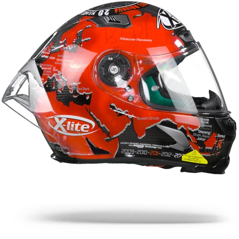 X-Lite X-803 RS Ultra Carbon Checa 026 Integraalhelm 6 X-Lite X-803 RS Ultra Carbon Checa 026 Integraalhelm - Afbeelding 4