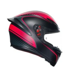 Agv K1 S E2206 Warmup Zwart Roze 026 Integraalhelm -Optimaal Motoruitrusting Winkel agv k1 s e2206 warmup black pink 026 2