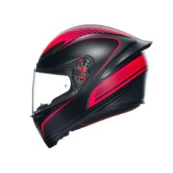 Agv K1 S E2206 Warmup Zwart Roze 026 Integraalhelm -Optimaal Motoruitrusting Winkel agv k1 s e2206 warmup black pink 026 6