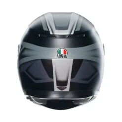 Agv K3 E2206 Mplk Compound Mat Zwart Grijs 008 Integraalhelm -Optimaal Motoruitrusting Winkel agv k3 e2206 mplk compound matt black grey 008 4