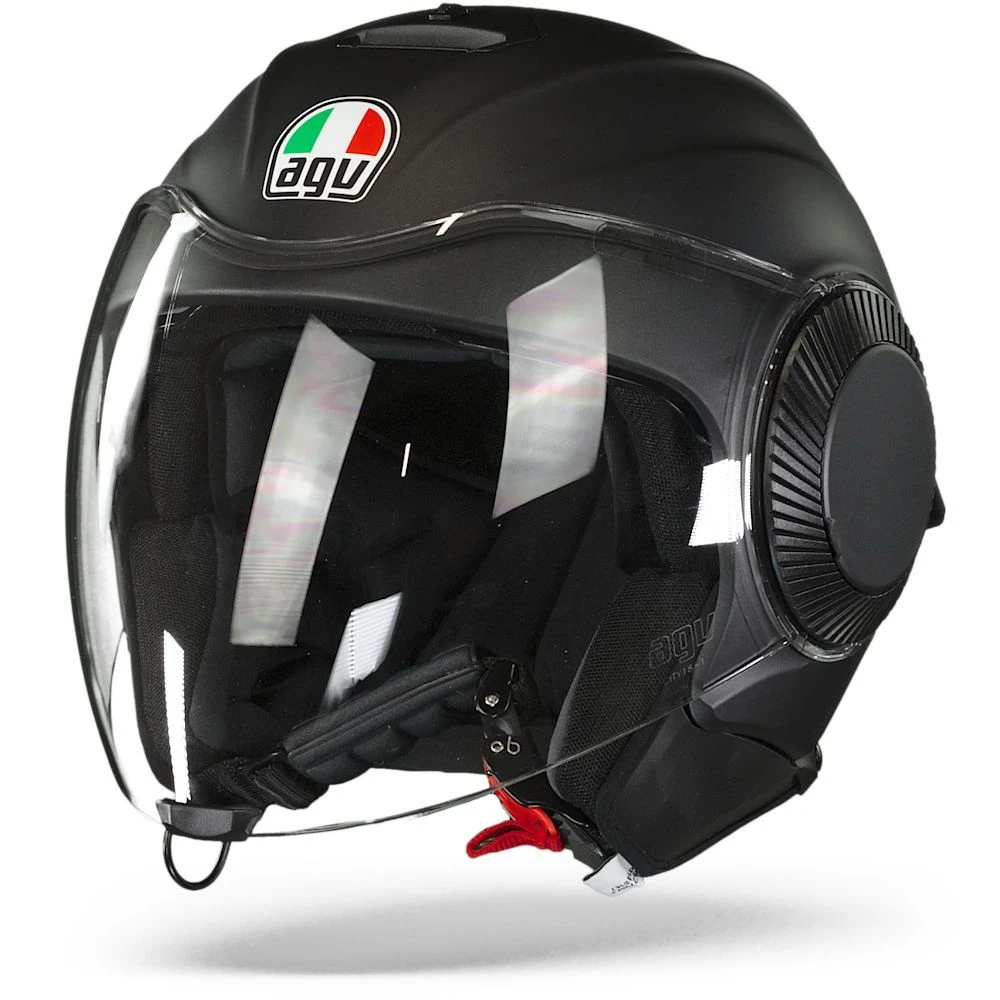 AGV Orbyt Mat Zwart Jethelm 7 AGV Orbyt Mat Zwart Jethelm - Afbeelding 5