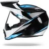 AGV AX9 North Zwart Wit Blauw Adventure Helm -Optimaal Motoruitrusting Winkel agv ax9 north cyan re.10 1