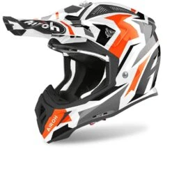 Airoh Aviator Ace Swoop Orange Helmet