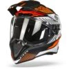 Airoh Commander Boost Mat Oranje Adventure Helm -Optimaal Motoruitrusting Winkel airoh commander boost orange mat frontpage
