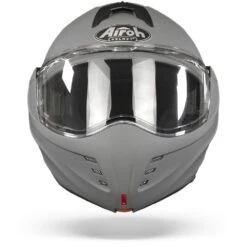 Airoh Mathisse Color Concrete Grijs Mat Systeemhelm -Optimaal Motoruitrusting Winkel airoh mathisse concrete grey mat.01