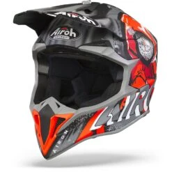 Airoh Wraap Alien Zwart Rood Crosshelm 12 Airoh Wraap Alien Zwart Rood Crosshelm -Optimaal Motoruitrusting Winkel airoh wraap alien black red frontpage