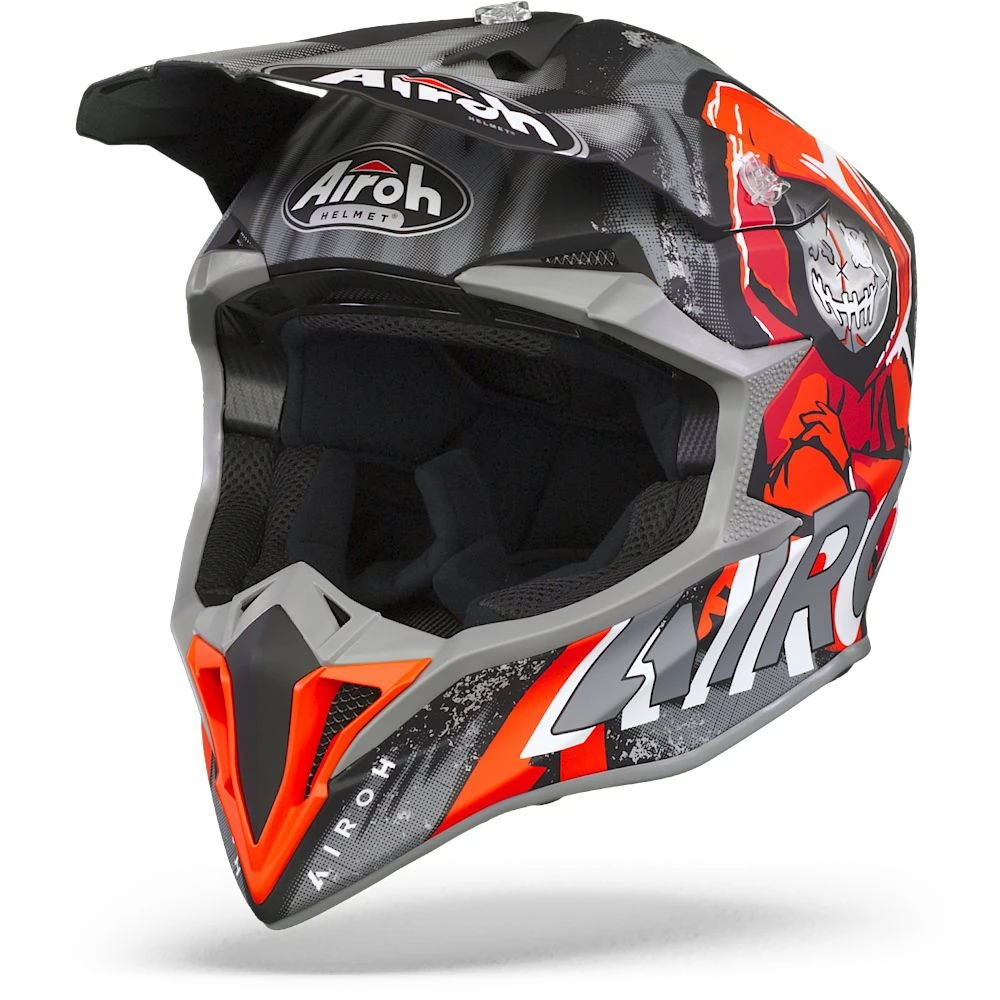 Airoh Wraap Alien Zwart Rood Crosshelm 7 Airoh Wraap Alien Zwart Rood Crosshelm - Afbeelding 5