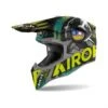 Airoh Wraap Alien Geel Groen Crosshelm -Optimaal Motoruitrusting Winkel airoh wraap alien yellow green