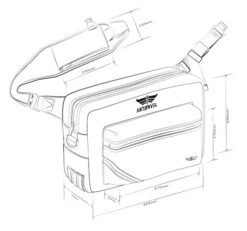 Artonvel Original Zwart Messenger Tas -Optimaal Motoruitrusting Winkel artonvel original black messenger bag5