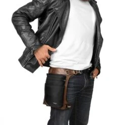 Artonvel Original Bruin Beentas -Optimaal Motoruitrusting Winkel artonvel original brown leg bag