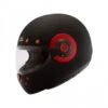 SMK Retro Rood Integraalhelm -Optimaal Motoruitrusting Winkel blred
