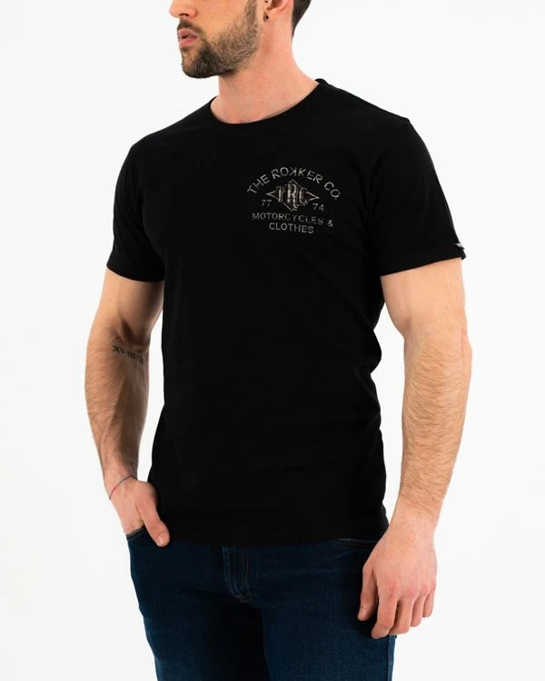 Rokker Tigers Black T-Shirt 4 Rokker Tigers Black T-Shirt - Afbeelding 2