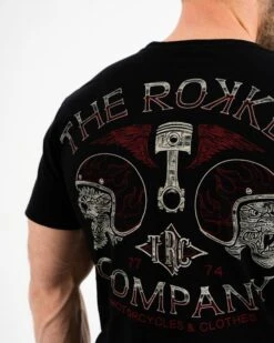 Rokker Tigers Black T-Shirt 11 Rokker Tigers Black T-Shirt -Optimaal Motoruitrusting Winkel c30107 2