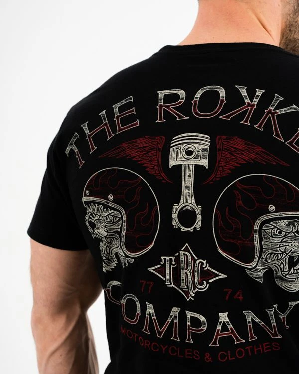 Rokker Tigers Black T-Shirt 7 Rokker Tigers Black T-Shirt - Afbeelding 5
