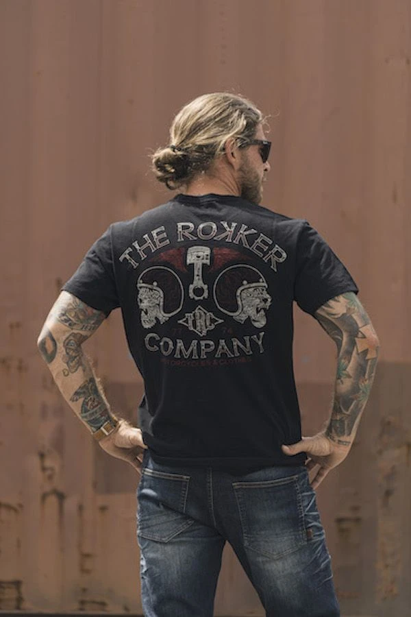 Rokker Tigers Black T-Shirt 6 Rokker Tigers Black T-Shirt - Afbeelding 4