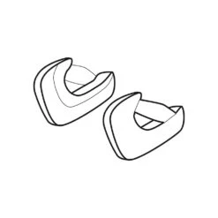 Shark Spartan GT Carbon Alveotec Grijs Cheek Pads