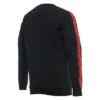 Dainese Dainese Sweater Stripes Black Fluo Red