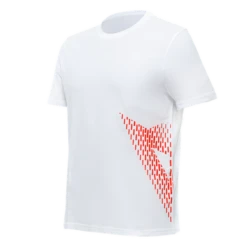 Dainese Dainese T-Shirt Big Logo White Fluo Red