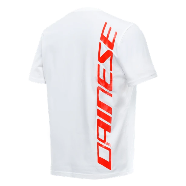 Dainese Dainese T-Shirt Big Logo White Fluo Red 4 Dainese Dainese T-Shirt Big Logo White Fluo Red - Afbeelding 2