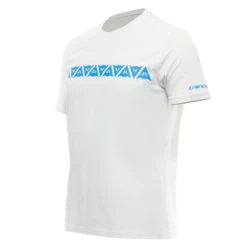 Dainese Dainese T-Shirt Stripes Light Gray Directoire Blue