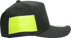 Dainese VR46 9Forty Black Fluo Yellow Cap -Optimaal Motoruitrusting Winkel damca387203 003 02 secondbig damca387203