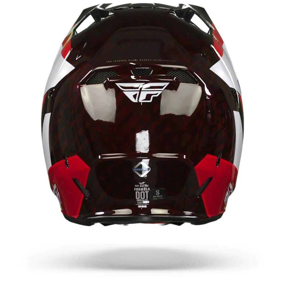 FLY Racing Formula Carbon Prime Rood Wit Rood Carbon Crosshelm 3 FLY Racing Formula Carbon Prime Rood Wit Rood Carbon Crosshelm